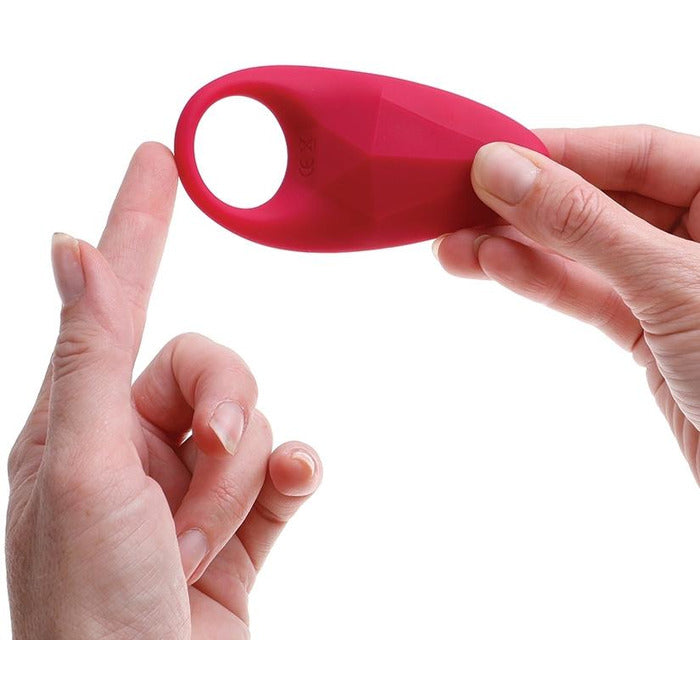 Garnet Vibrating Cock Ring Cock Ring Elixir Play