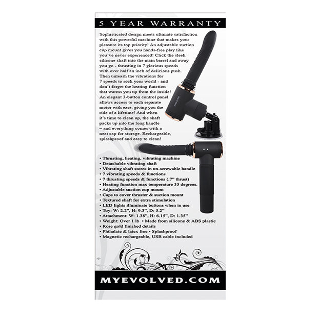 Too Hot To Handle Thrusting Machine Thrusting toy Evolved