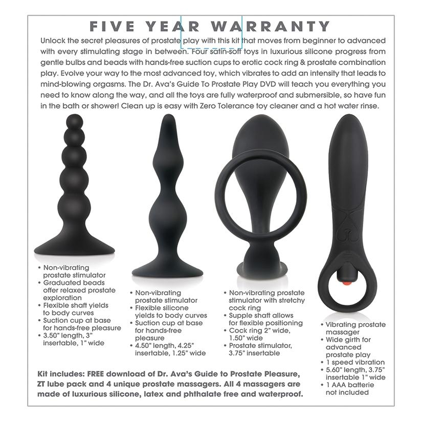 Zero Tolerance Intro To Prostate Kit Anal Plug Kit Evolved