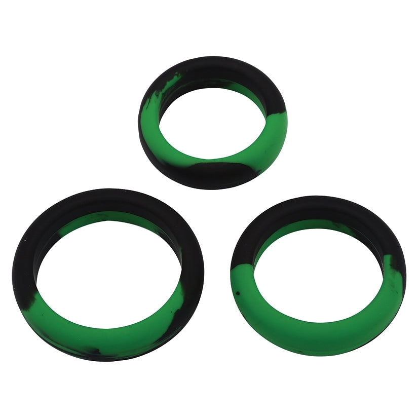 Gender Fluid Grip Me Tension Ring Set Cock Ring Voodoo Toys Camo