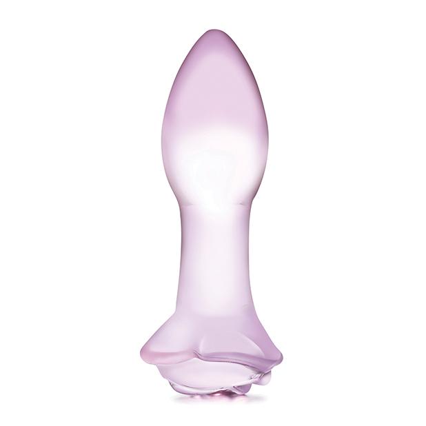 Rosebud 5" Glass Butt Plug Butt Plug Glas