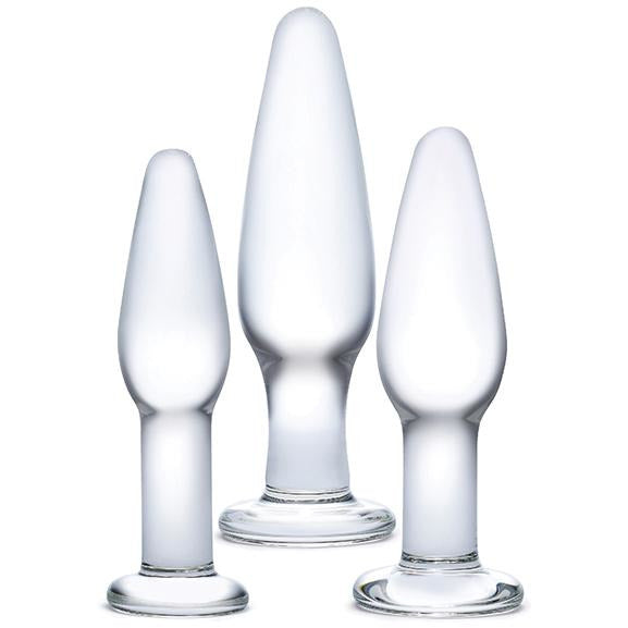 3 Piece Glass Anal Training Kit