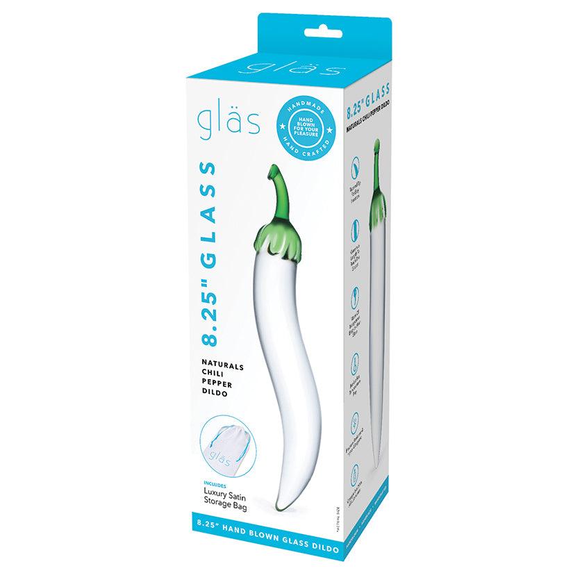 Glass Naturals Chili Pepper Dildo Dildo Glas