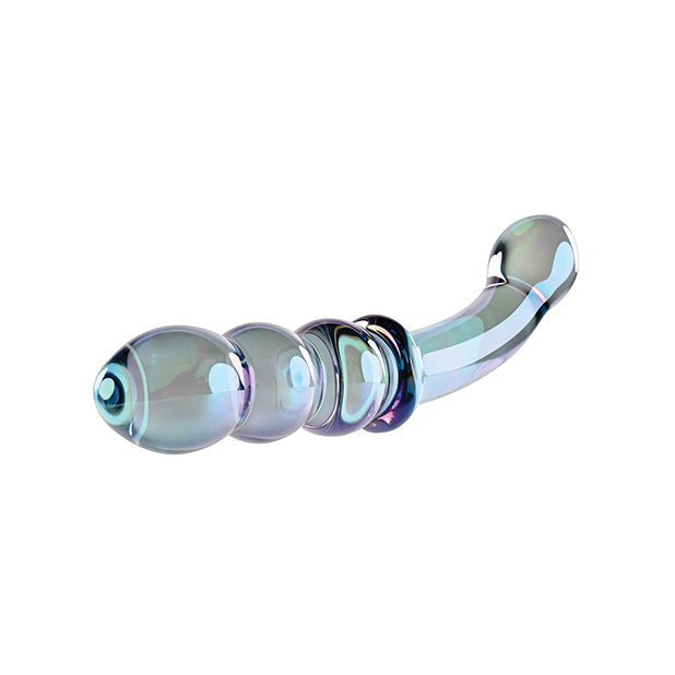 Gender X Lustrous Galaxy Wand Dual Ended Glass Massager Dildo Evolved