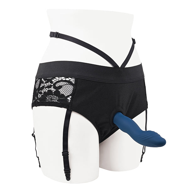 Gender X Snuggle Up Strap On Vibe Harness Kit