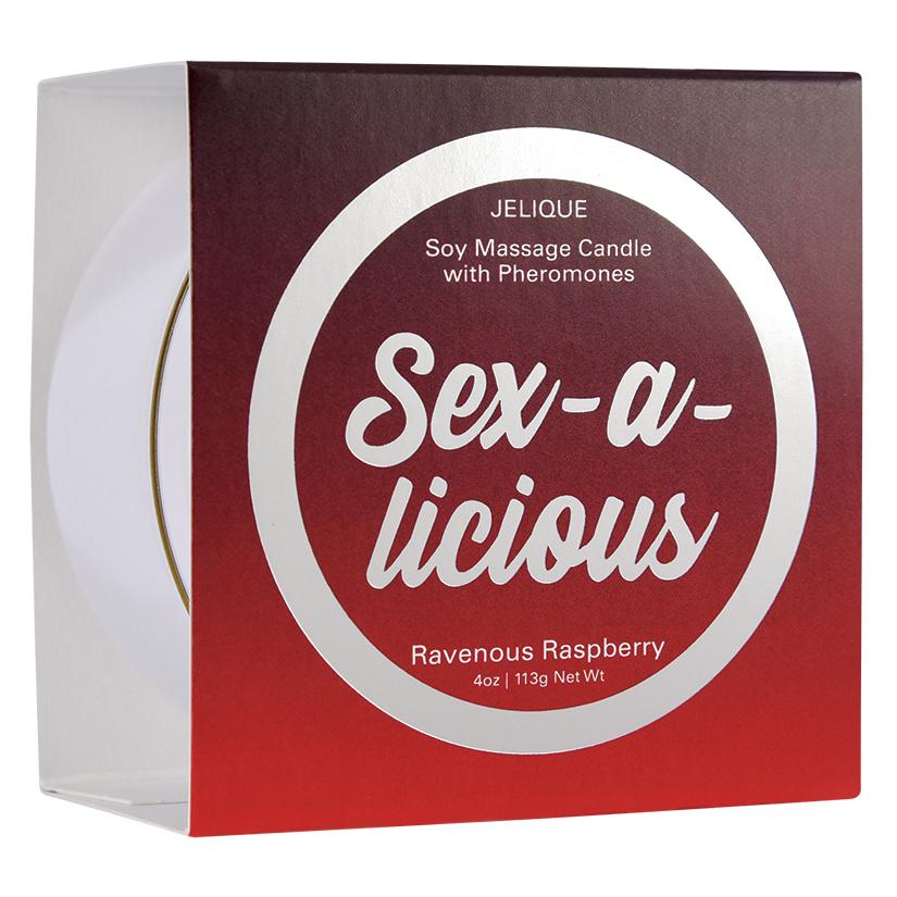 Pheromone Massage Candle Candle Jelique Sex-A-Licious Ravenous Raspberry