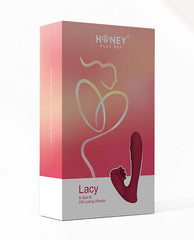 Lacy G-Spot Flickering Vibrator Vibrator Honey Play Box 