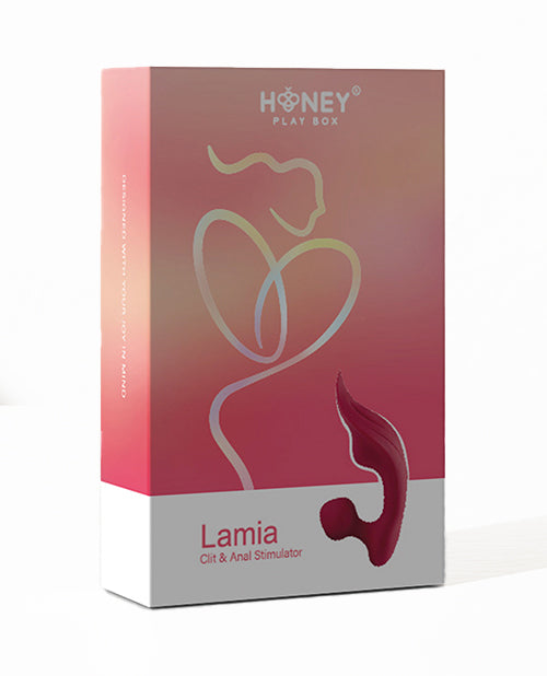 Lamia Dual Clit & Anal Stimulator Vibrator Honey Play Box