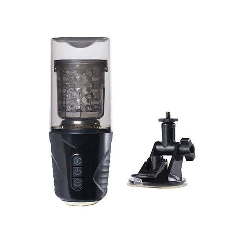 Rechargeable Gyrating & Thrusting Silicone Studs Dildo