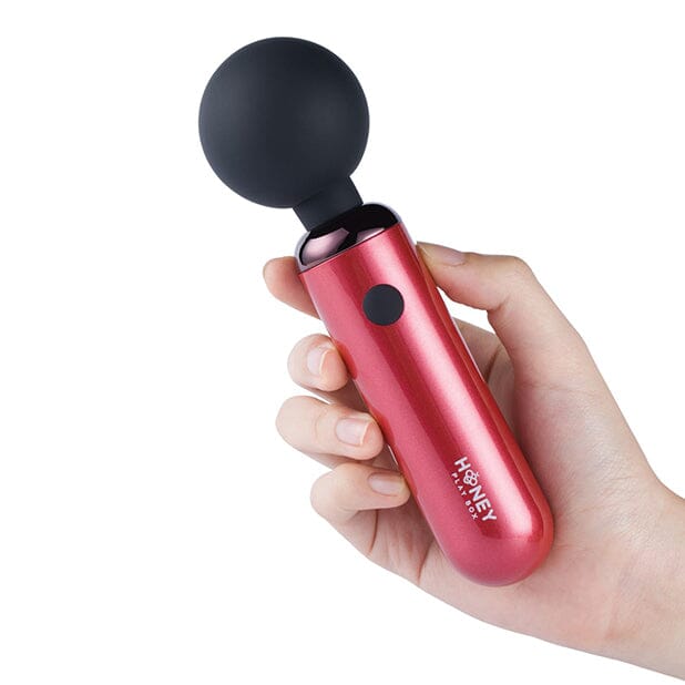 Pomi Powerful Mini Wand Vibrator Honey Play Box