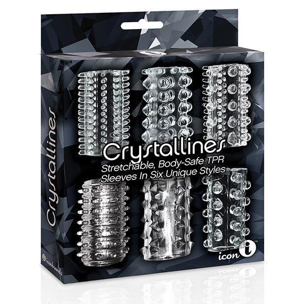 The 9's Crystalline Textured Cock and Toy Covers