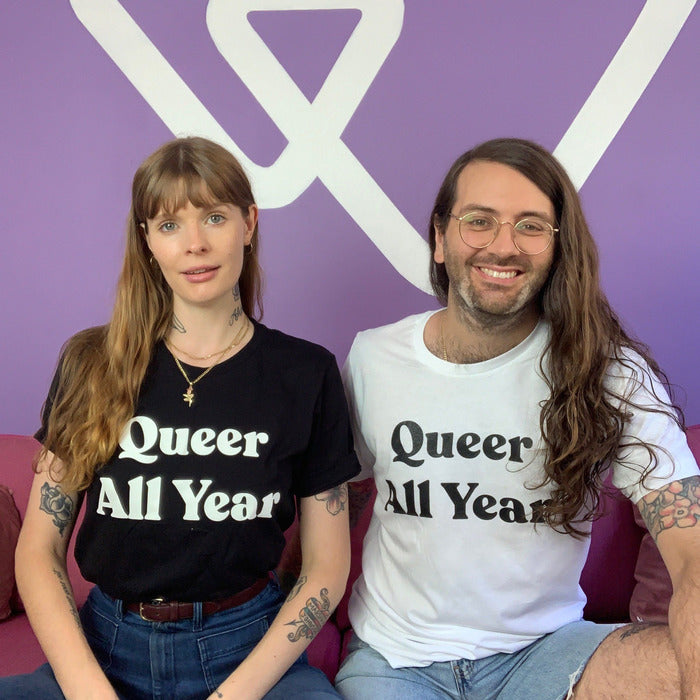 Queer All Year Tee Shirt Wild Flower