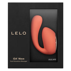 Ida Wave Moving Dual Stimulating Massager Vibrator Lelo Orange 