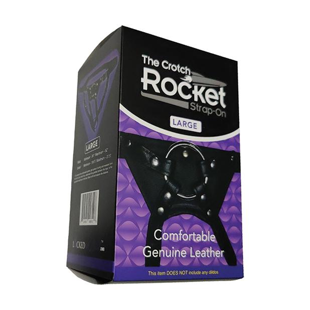 Crotch Rocket Leather Strap-On Harness Harness Locked In Lust