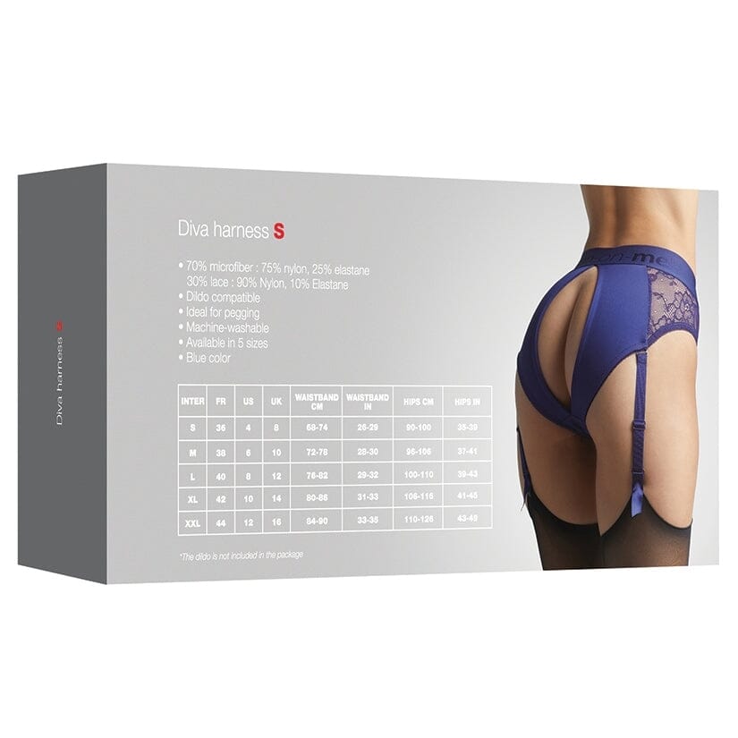 Diva Open-Back Lingerie Harness Harness Strap On Me