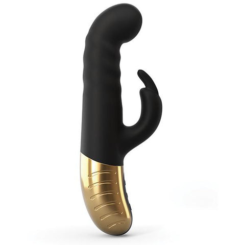 Rechargeable Gyrating & Thrusting Silicone Studs Dildo