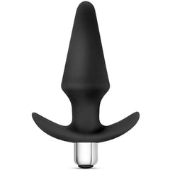 Luxe Discover Vibrating Butt Plug Butt Plug Luxe Black 