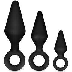 Luxe Rimmer Kit Butt Plug Luxe Black 