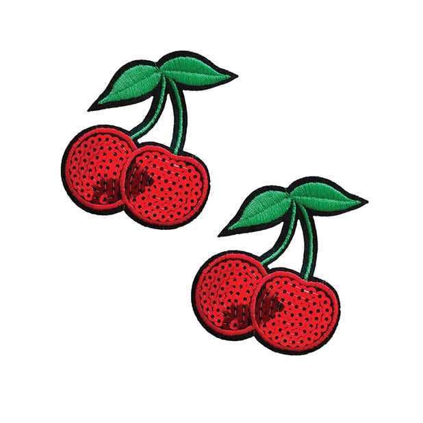 Sequin Cherry Pasties