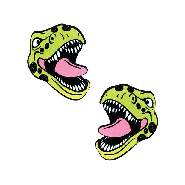 Nipztix Dinosaur Pasties Pasties Neva Nude Green