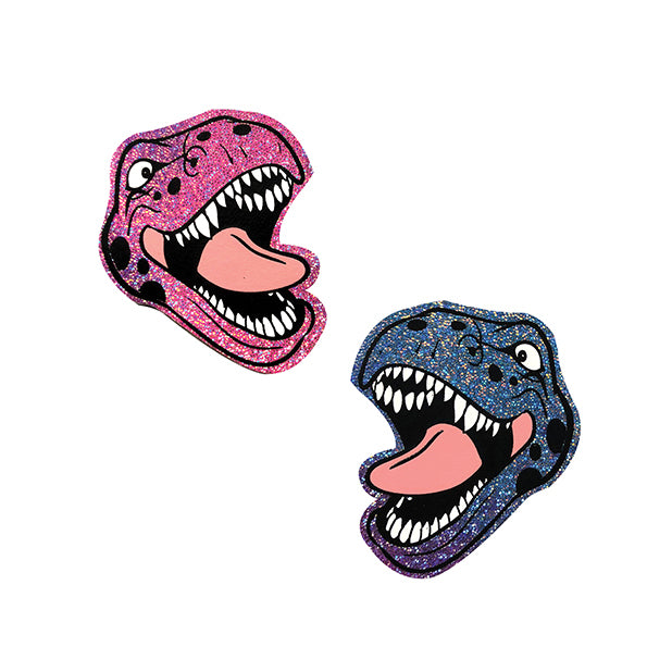 Nipztix Dinosaur Pasties Pasties Neva Nude Pink & Blue