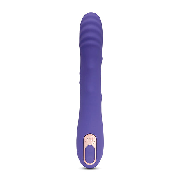Roxii Vertical Roller Motion Vibe Vibrator Nu Sensuelle Purple