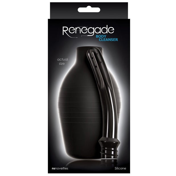 Renegade Body Cleanser Enema Enema NS Novelties Black
