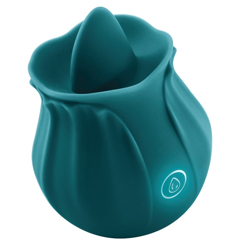 Inya The Kiss Fluttering Flower Stimulator Rimming Vibe NS Novelties Green