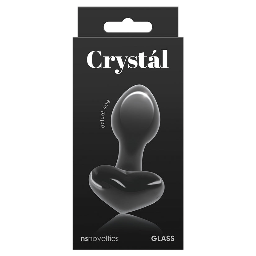 Crystal Heart Glass Butt Plug Butt Plug NS Novelties