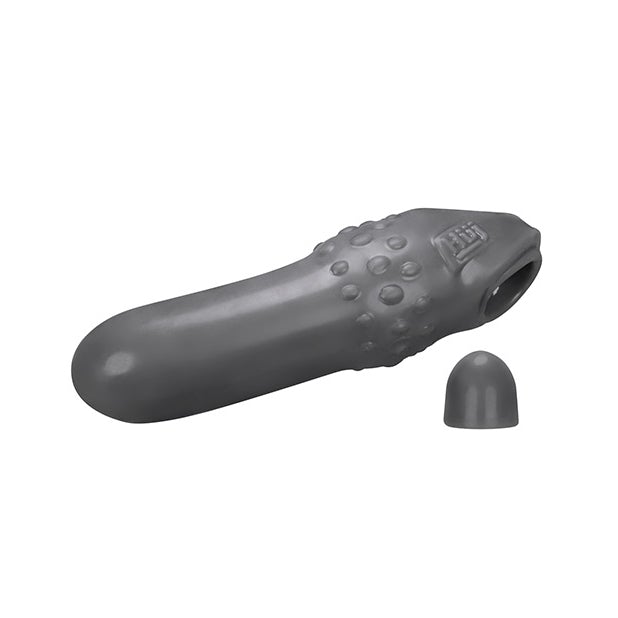 Hunky Junk Swell Adjust Fit Cocksheath Penis Sheath Oxballs Grey