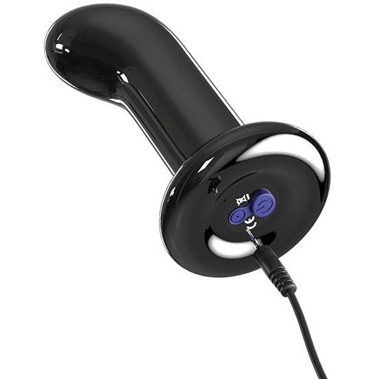 No. 84 Hand Blown Glass Vibrating Butt Plug Butt Plug Icicles