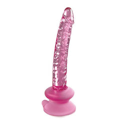 No. 86 Glass Dildo with Removable Suction Cup Base Dildo Icicles 