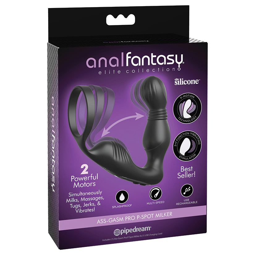 Anal Fantasy Elite Ass Gasm Pro P-Spot Milker Prostate Vibrator Pipedream
