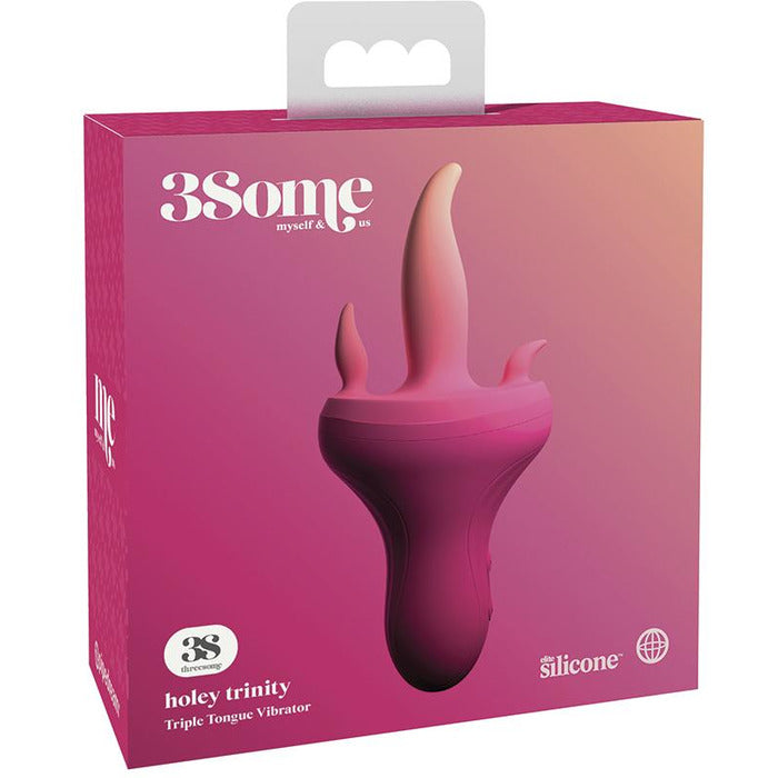 3Some Holey Trinity Oscillating Vibe Vibrator Pipedream