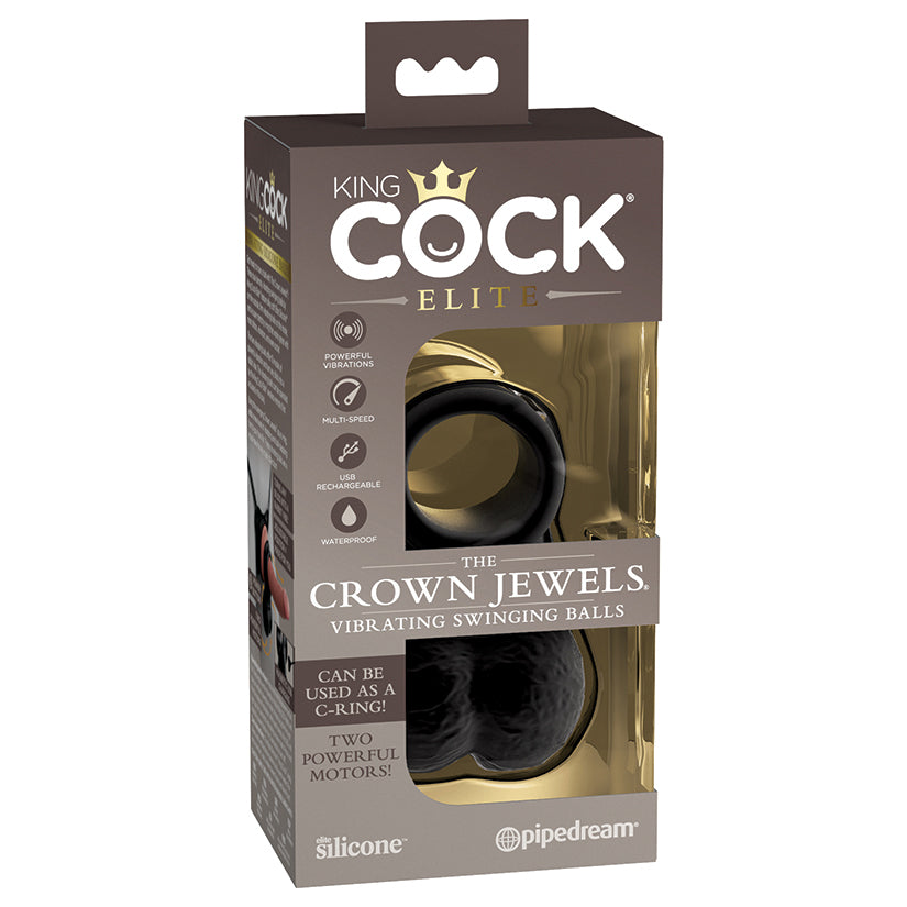 King Cock Elite The Crown Jewels Vibrating Balls Vibrating Balls Pipedream