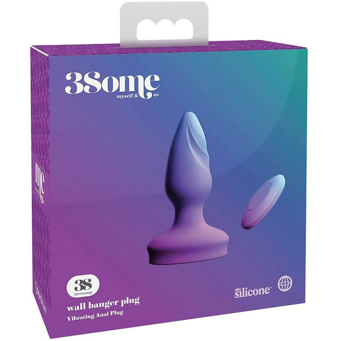 3Some Wall Banger Vibrating Butt Plug Butt Plug Pipedream
