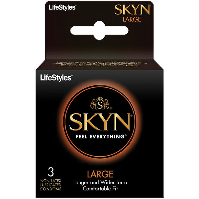 Skyn Large Non-Latex Condoms 3 pk