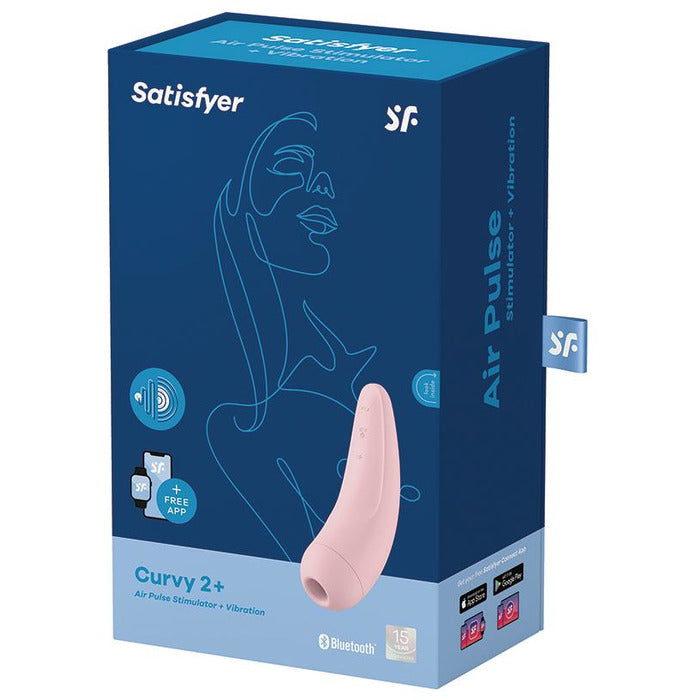 Curvy 2+ Air Pressure Vibrator air pressure toy Satisfyer