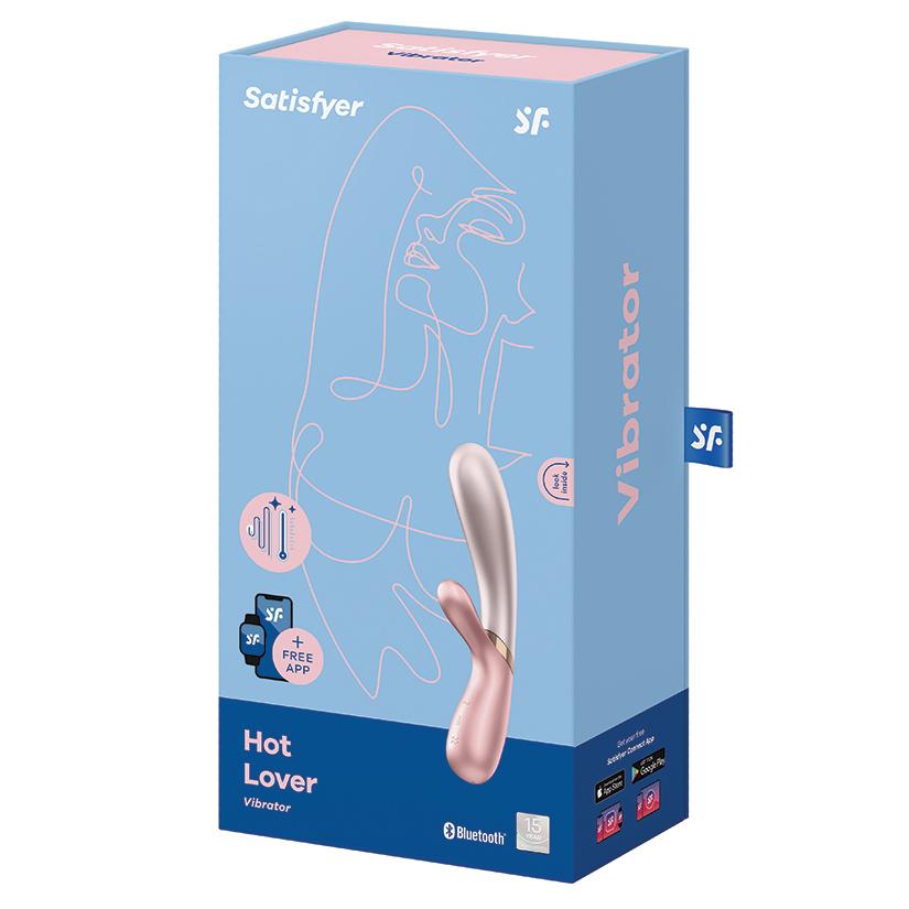 Hot Lover App Controlled Warming Rabbit Vibe Vibrator satisfier