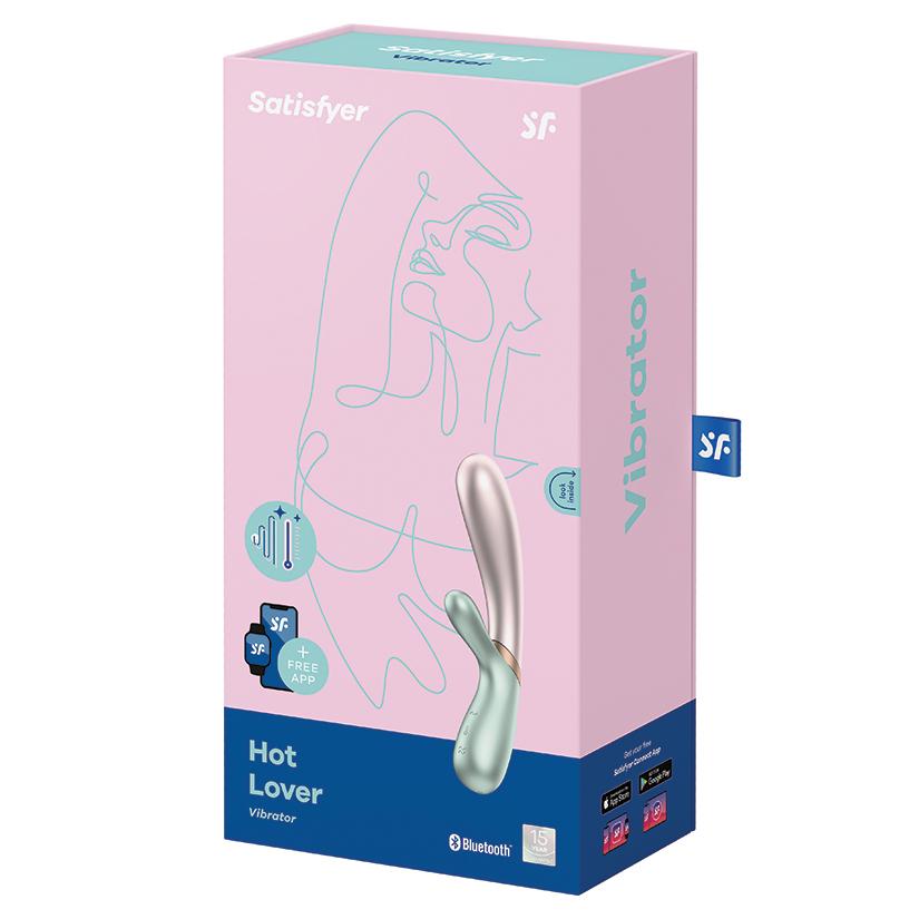 Hot Lover App Controlled Warming Rabbit Vibe Vibrator satisfier