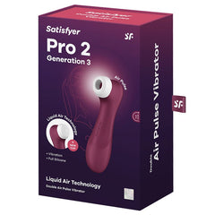 Pro 2 Generation 3 Air Pressure Vibe air pressure toy Satisfyer 