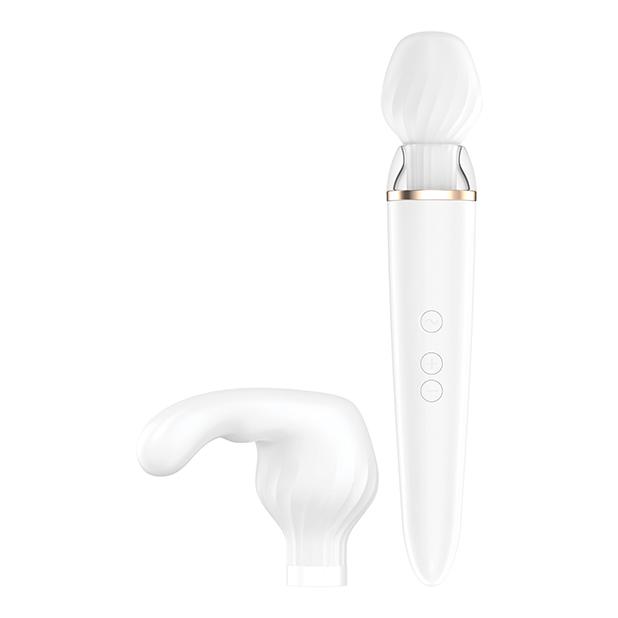 Double Attachment Wand-Er Vibrator