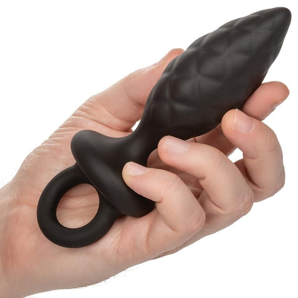 Textured Silicone Loop Handle Anal Plug Kit Wild Flower Textured Silicone Loop Handle Anal Plug Kit Wild Flower