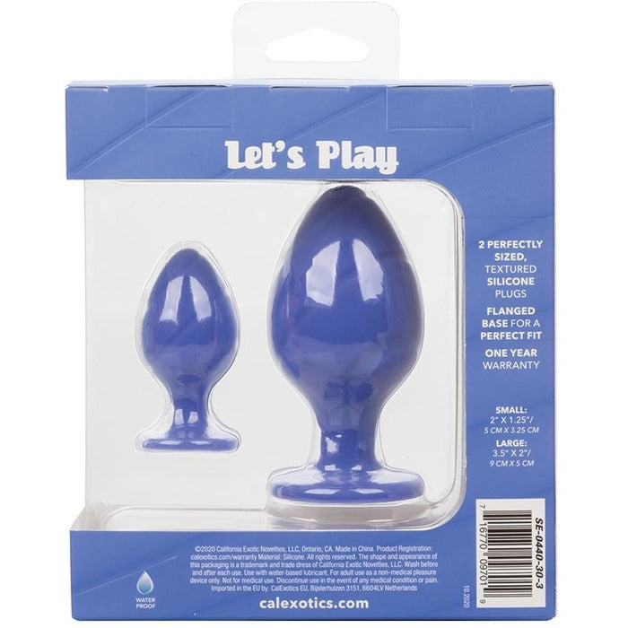 Cheeky Textured Butt Plug Kit Anal Kit Cal Exotics
