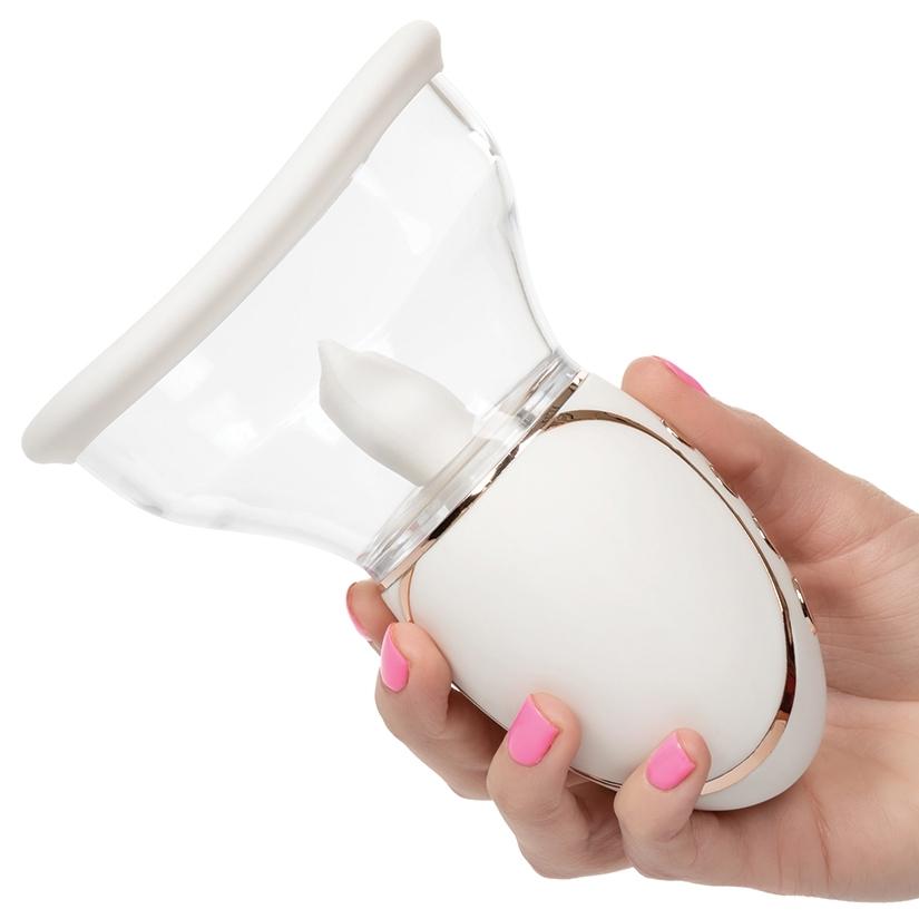 Empowered Smart Pleasure Queen Licking Pump Vibrator Pussy Pump Cal Exotics