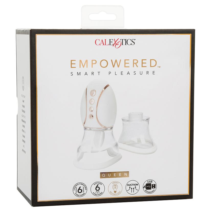 Empowered Smart Pleasure Queen Licking Pump Vibrator Pussy Pump Cal Exotics