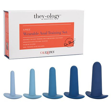 They-Ology 5-Piece Wearable Anal Training Set Anal Plug Kit Cal Exotics