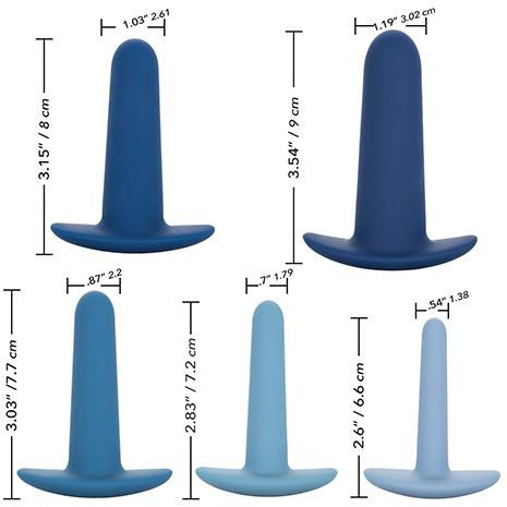 They-Ology 5-Piece Wearable Anal Training Set Anal Plug Kit Cal Exotics