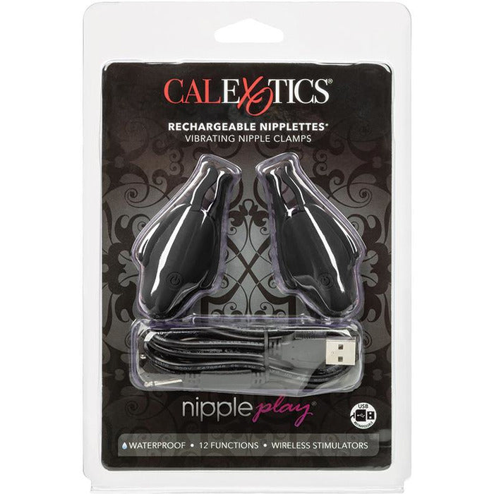 Nipple Play Vibrating Nipplettes Nipple Clamps Cal Exotics