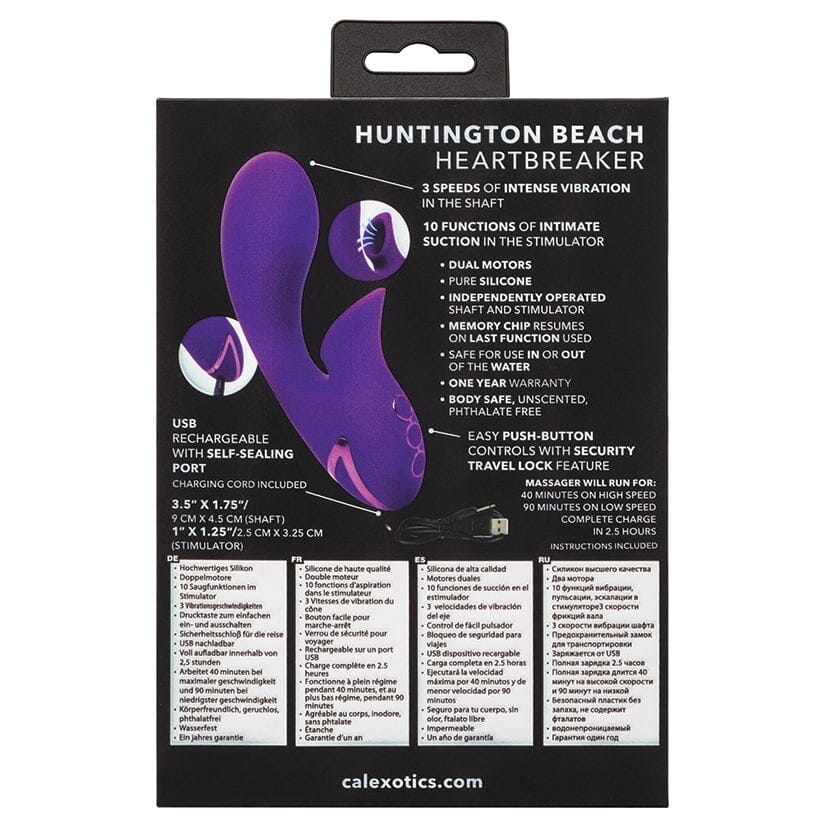 California Dreaming Huntington Beach Heartbreaker Rabbit Vibe Vibrator Cal Exotics